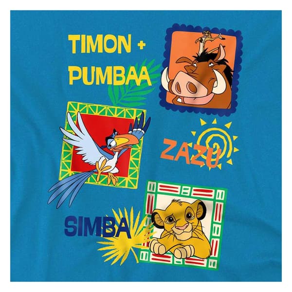 Leijonakuningas Lasten/Kids Aztec Frames T-paita