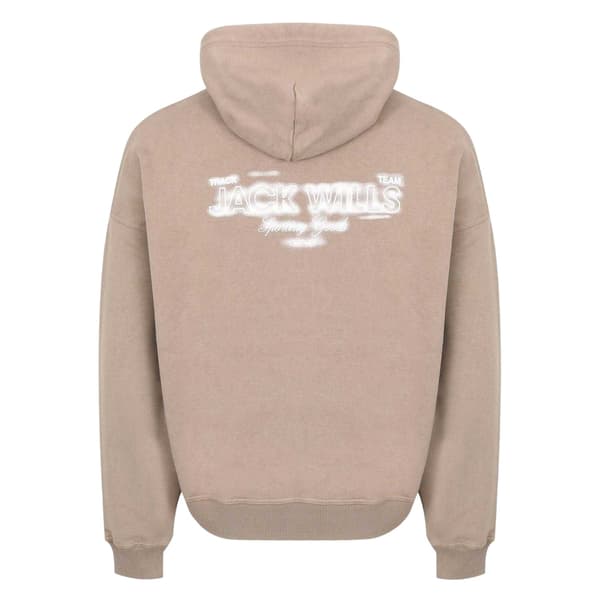 Jack Wills Herr Script Långärmad Hoodie