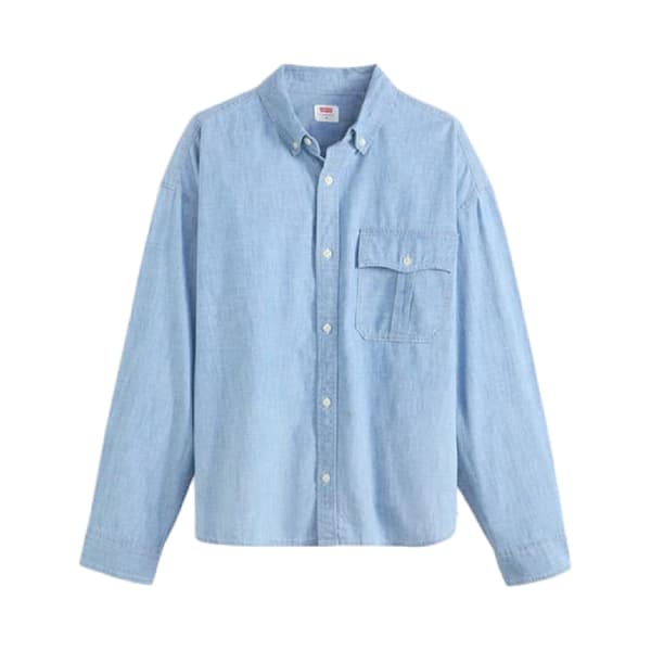 Levis Herrskjorta i Chambray, Croppad