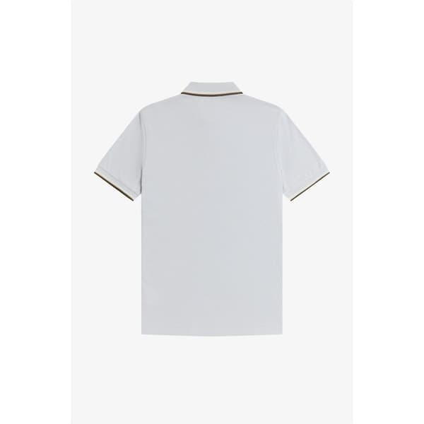 Fred Perry Pikétröja med dubbla ränder för män