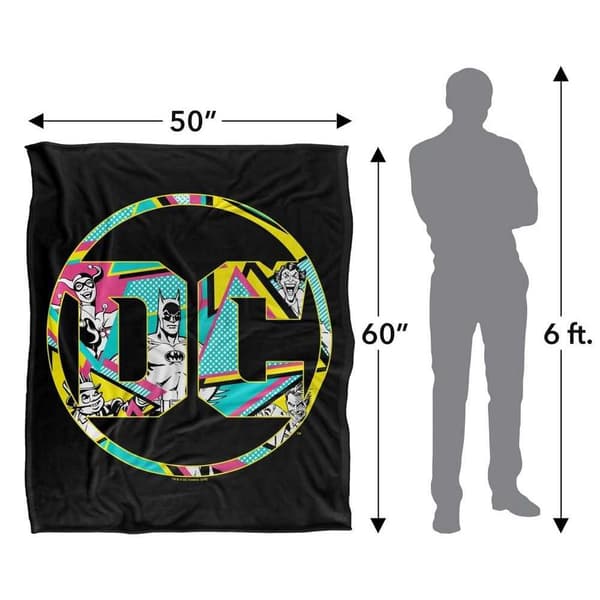 Batman DC Logo Soft Touch Blanket