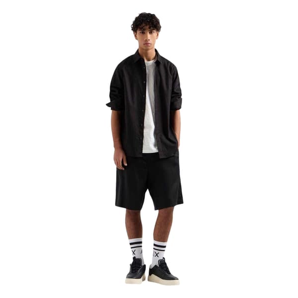 Armani Exchange Herr Regular Långärmad Skjorta
