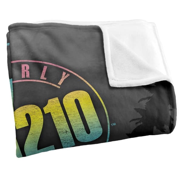 90210 Beverly Hills Silky Palm Tree Supersoft Blanket