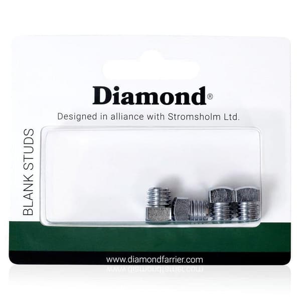Stromsholm Diamond Blank Stud (pakke med 4)