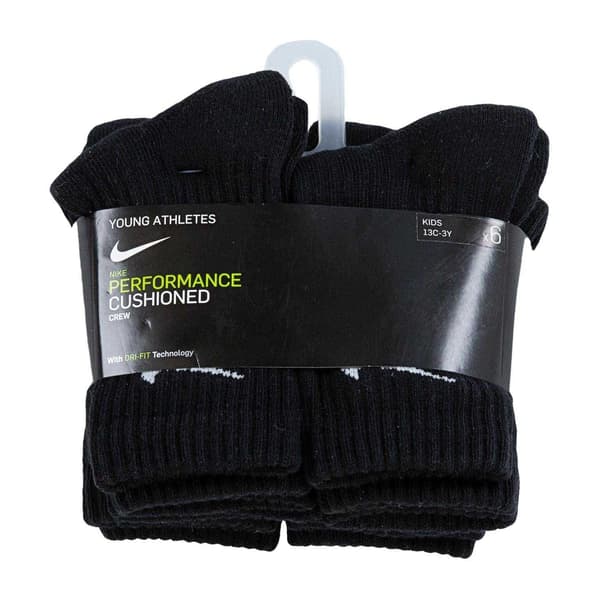 Nike Barn/Kids Crew Strumpor (6-pack)