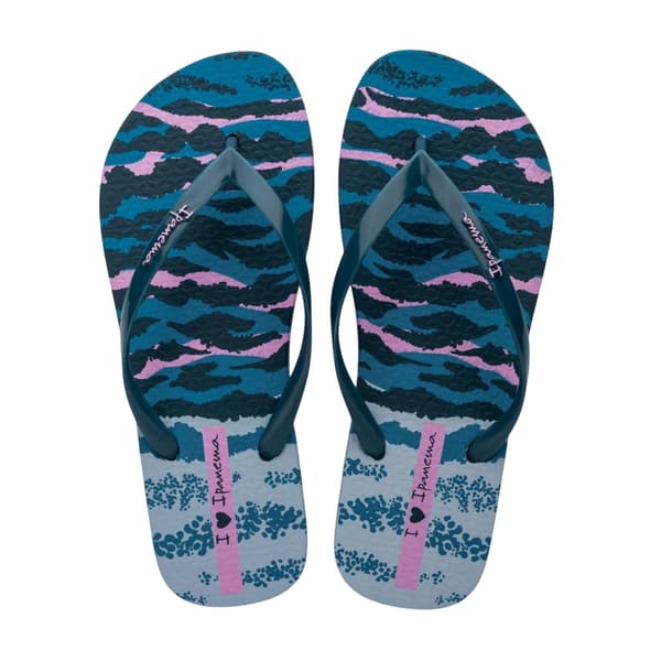 Ipanema Dam Zebra Platta Flip Flops