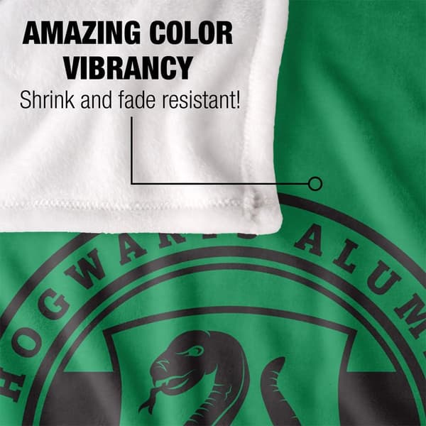 Harry Potter Slytherin Crest Soft Touch Blanket
