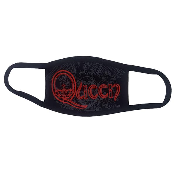 Queen Retro Logo Face Mask