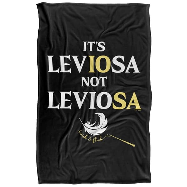 Harry Potter It´s Leviosa Not Leviosa Blanket