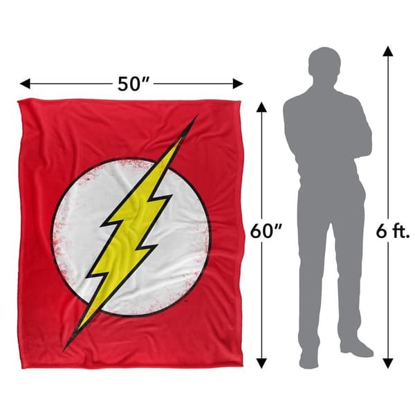 The Flash Distressed Soft Touch Blanket