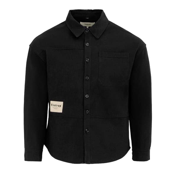 Firetrap Herr Logotyp Tung Långärmad Skjorta