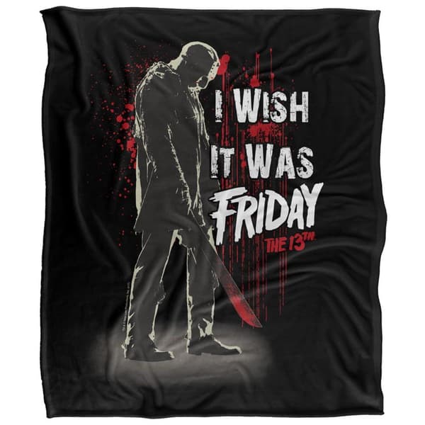 Friday The 13th I Wish It Was Friday Blanket