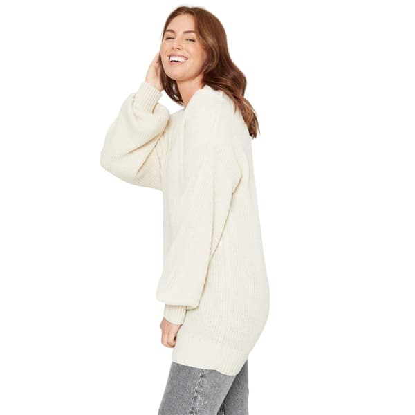 Be You Dam/Dam V-ringad Oversized Tunika Topp