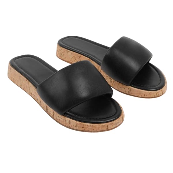 Where's That From Julia PU Casual Platform Sandaler för damer