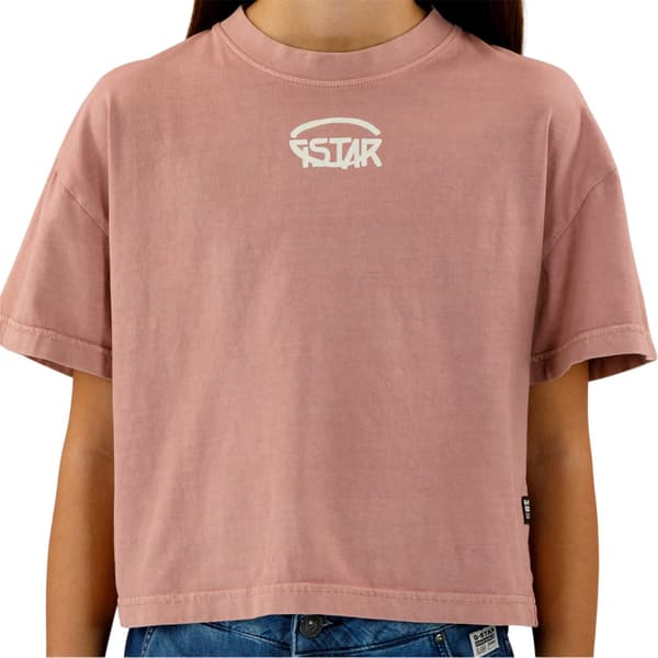 G-Star Flickor Text Bomulls T-Shirt
