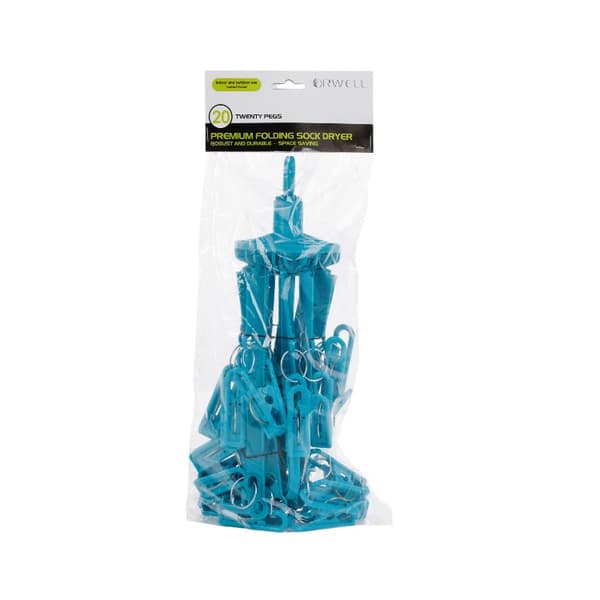 Orwell Premium Folding Sock Dryer 20 Peg