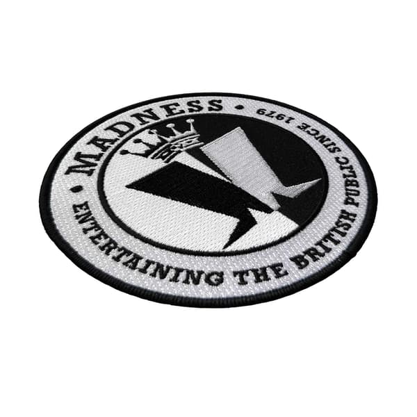 Madness Since 1979 Woven Iron On Patch