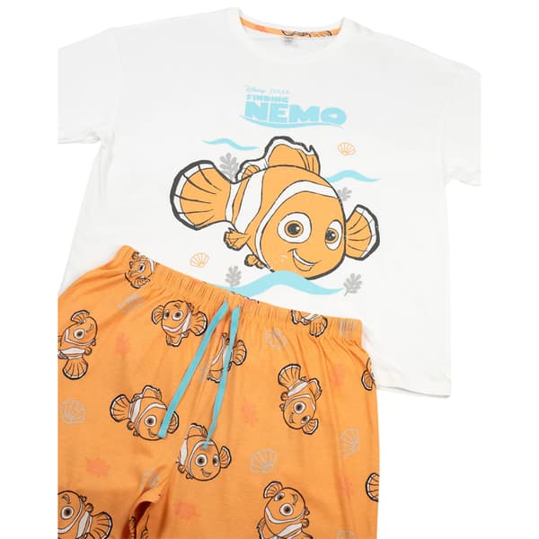 Finding Nemo Womens/Ladies Short-Sleeved Long Pyjama Set