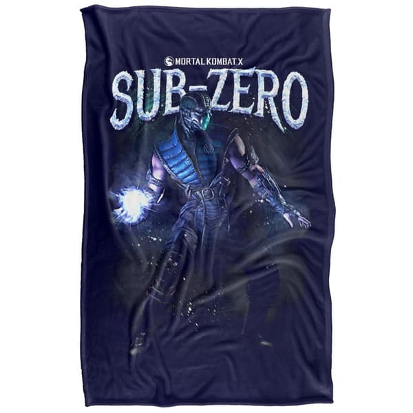 Mortal Kombat Subzero Soft Touch Blanket
