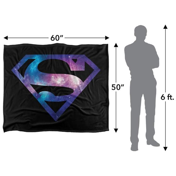 Superman Galaxy Logo Blanket