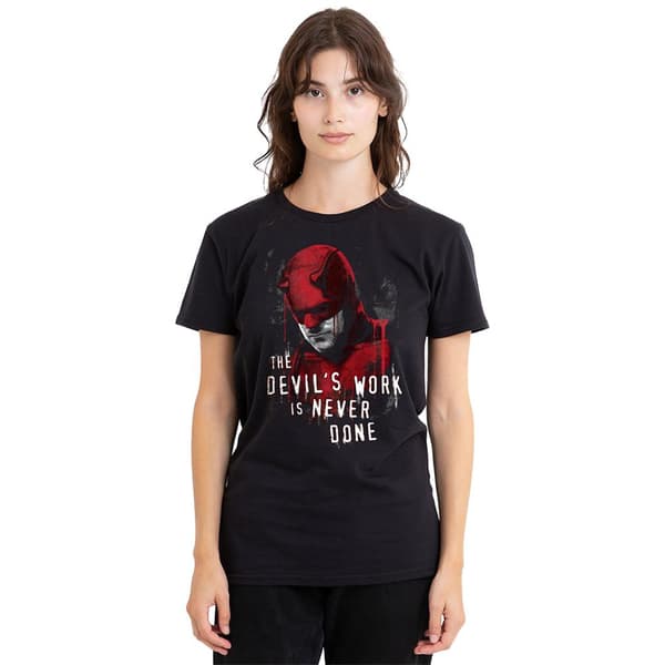 Daredevil Naisten Born Again The Devil´s Work Is Never Done T-paita