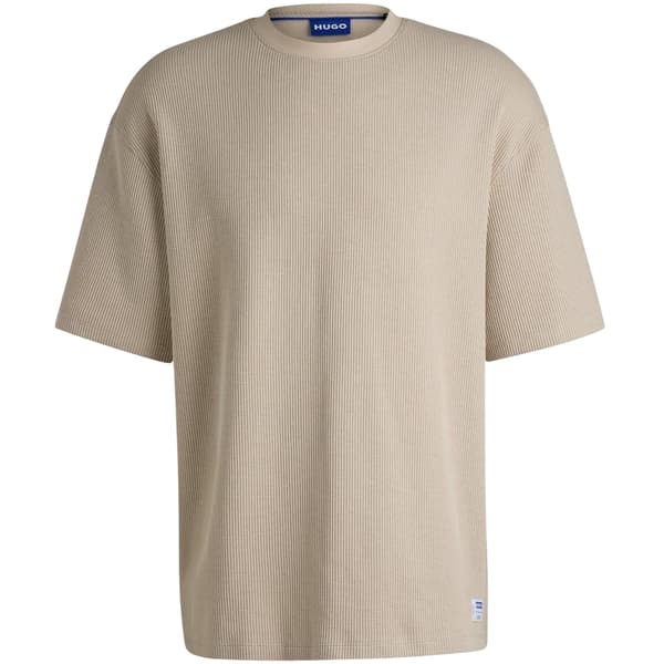 Hugo Mens Waffle Oversized T-Shirt