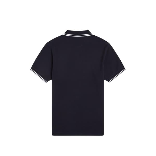 Fred Perry Pikétröja med dubbla ränder för män