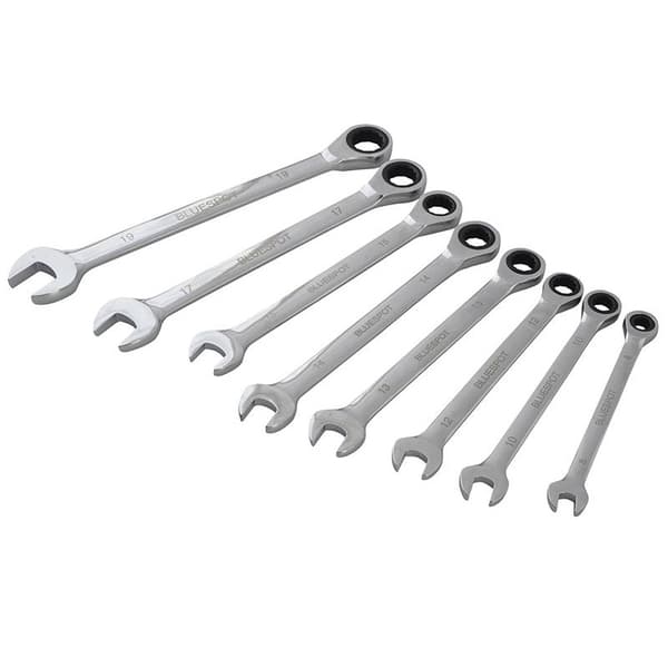 BlueSpot Tools Skraldenøglesæt, 8 dele