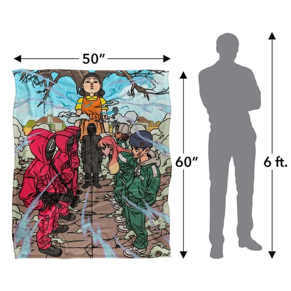 Squid Game 3 Stand-Off Silky Anime Supersoft-peitto