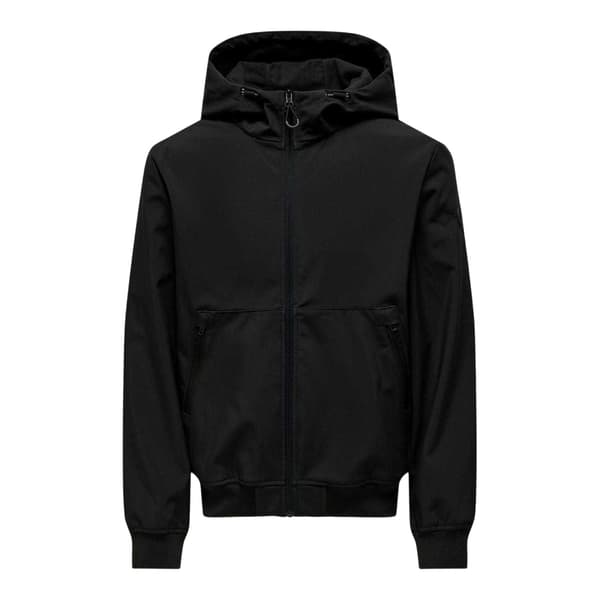 Only Mens Bowie Hooded Soft Shell Jacka