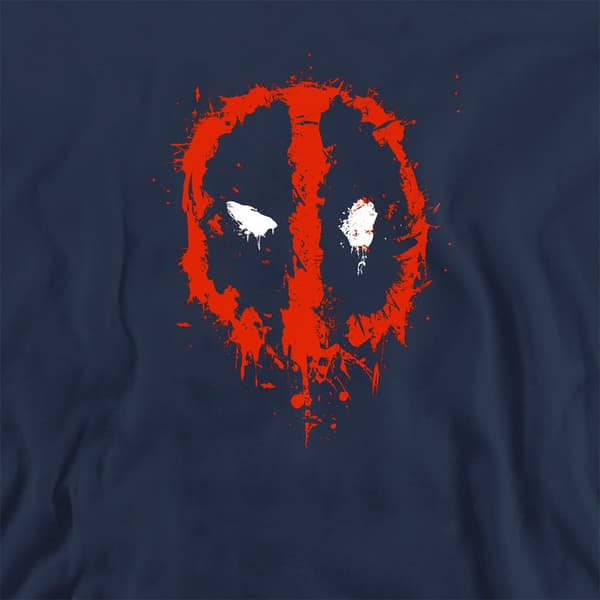 Deadpool Unisex Vuxen Målad Logotyp Tröja