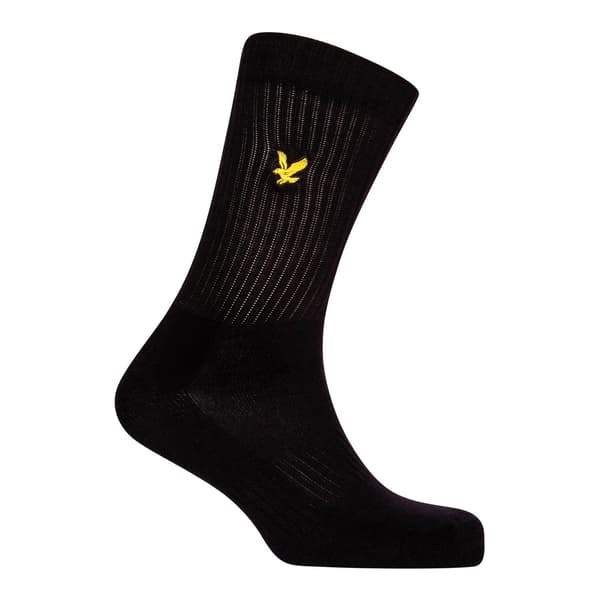 Lyle & Scott Herrstrumpor med broderad logotyp (3-pack)