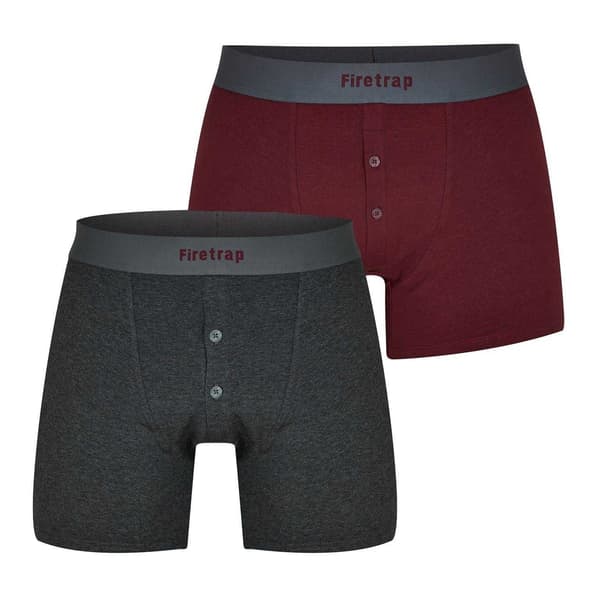 Firetrap Miesten Bokserit (2 kpl:n pakkaus)