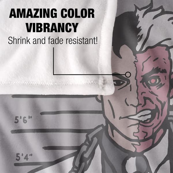 Batman Line Up Two Face Blanket