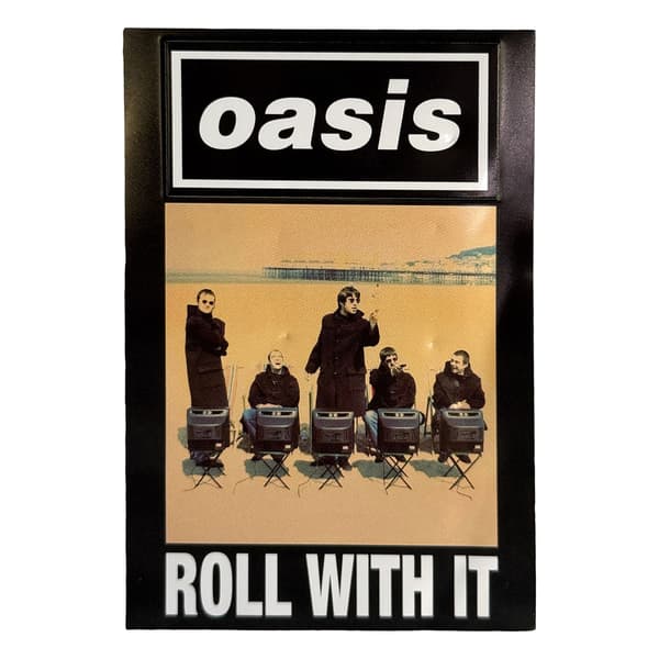 Oasis Roll With It Enkel Kylskåpsmagnet