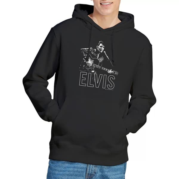 Elvis Presley Unisex Vuxen Gitarr Hoodie