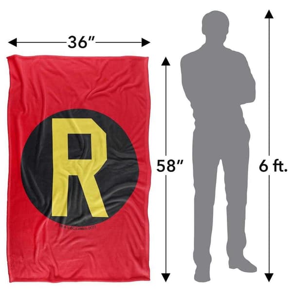 Batman Robin Logo Soft Touch Blanket