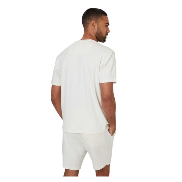 Threadbare Mens Embroidered Flower Regular T-Shirt