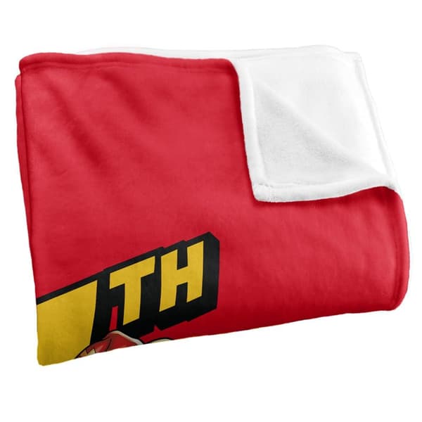 Justice League Flash Soft Touch 5th Birthday Blanket