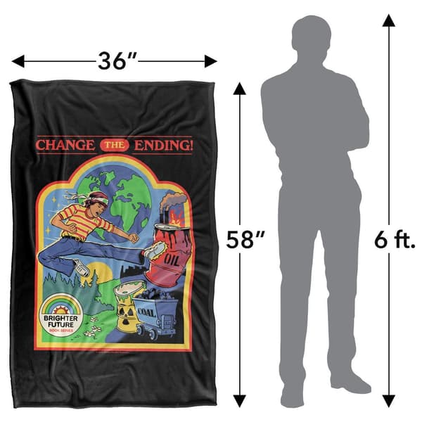 Steven Rhodes Change The Ending Soft Touch Blanket