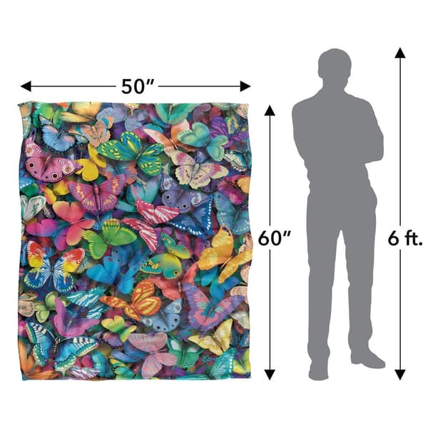 Royce McClure Butterfly Magic Silky Supersoft Blanket