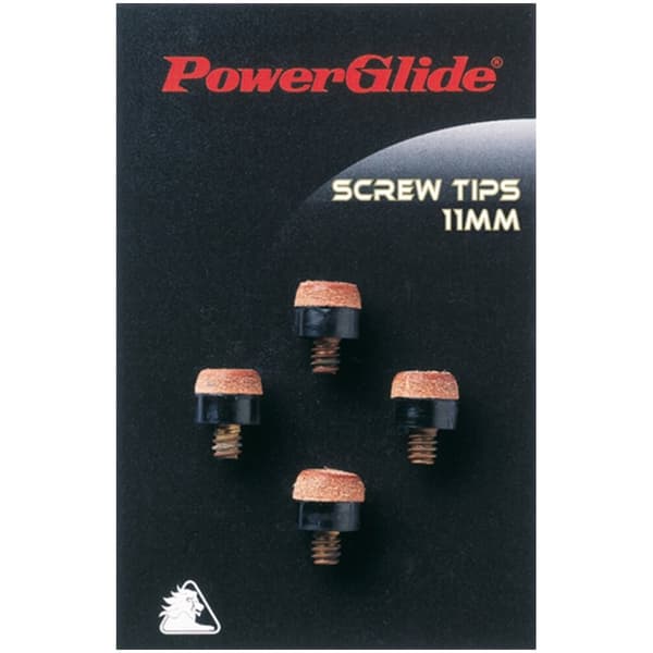Power Glide Pool Cue Tips (Pack of 4)