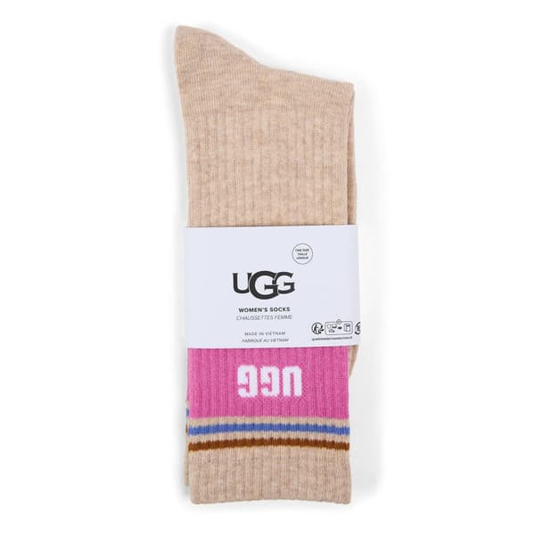 UGG Dam/Dam Blockrandiga Crew Strumpor