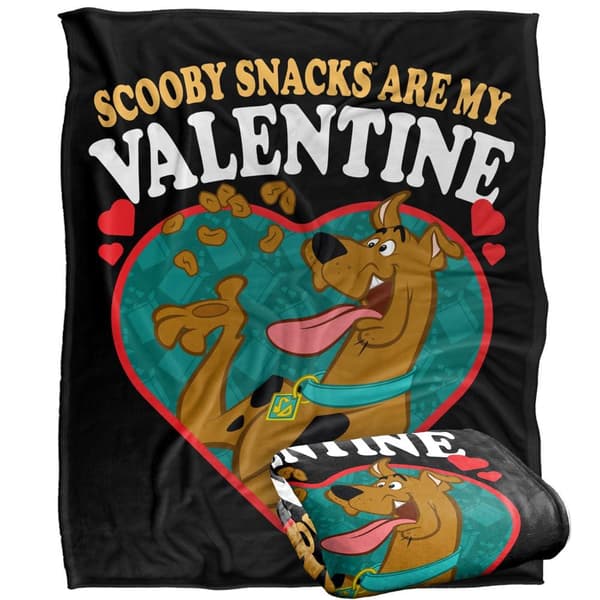 Scooby Doo Scooby Snacks Are My Valentine Blanket