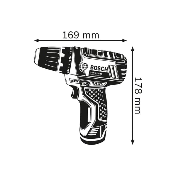 Bosch Gsr 12v-15 Professional Drill Driver