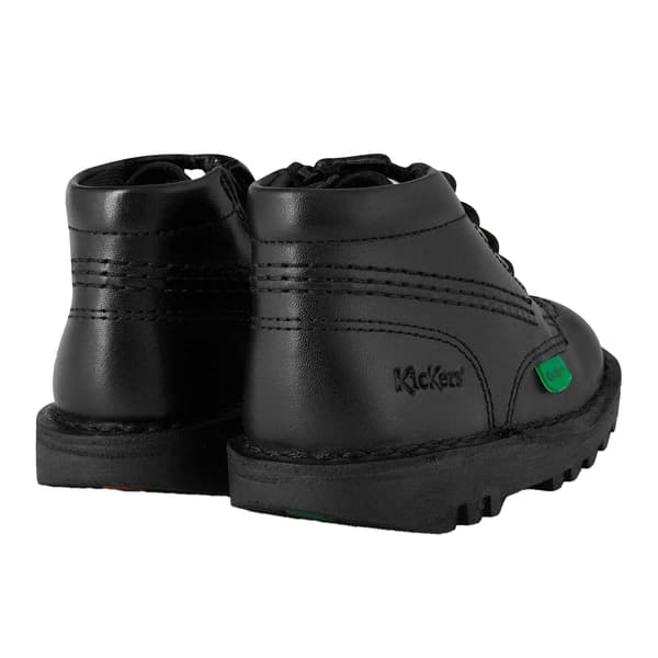 Kickers Baby Leather Side Zip Ankle Boots