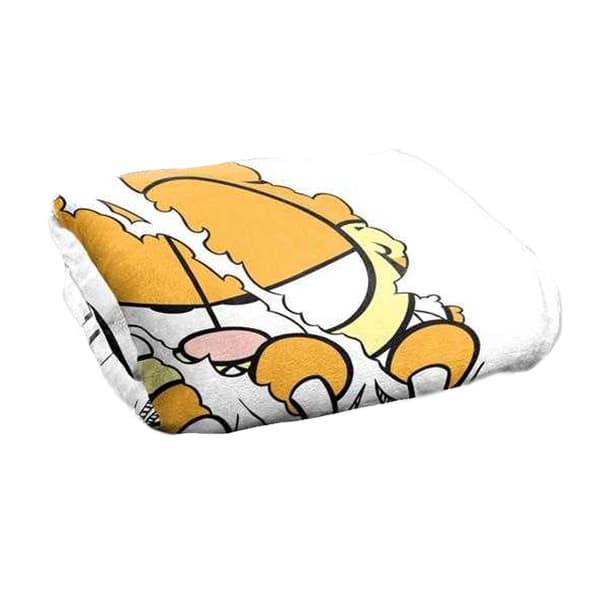 Garfield Silky Torn Supersoft Blanket