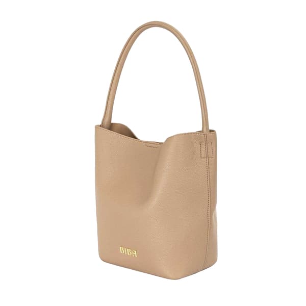 Biba Dam Läder Bucket Bag