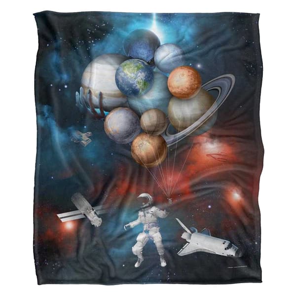 Reinders Silky Astronaut Supersoft Blanket