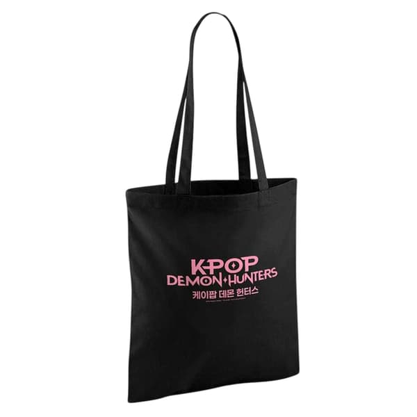K-Pop Demon Hunters Logo Reusable Tote Bag